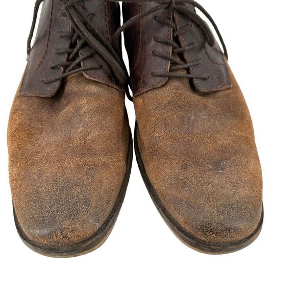 Bull Boxer Shoes Leather Mens US Size 9 Distressed Lace Up Handcrafted Brown 42 - Picture 3 of 9